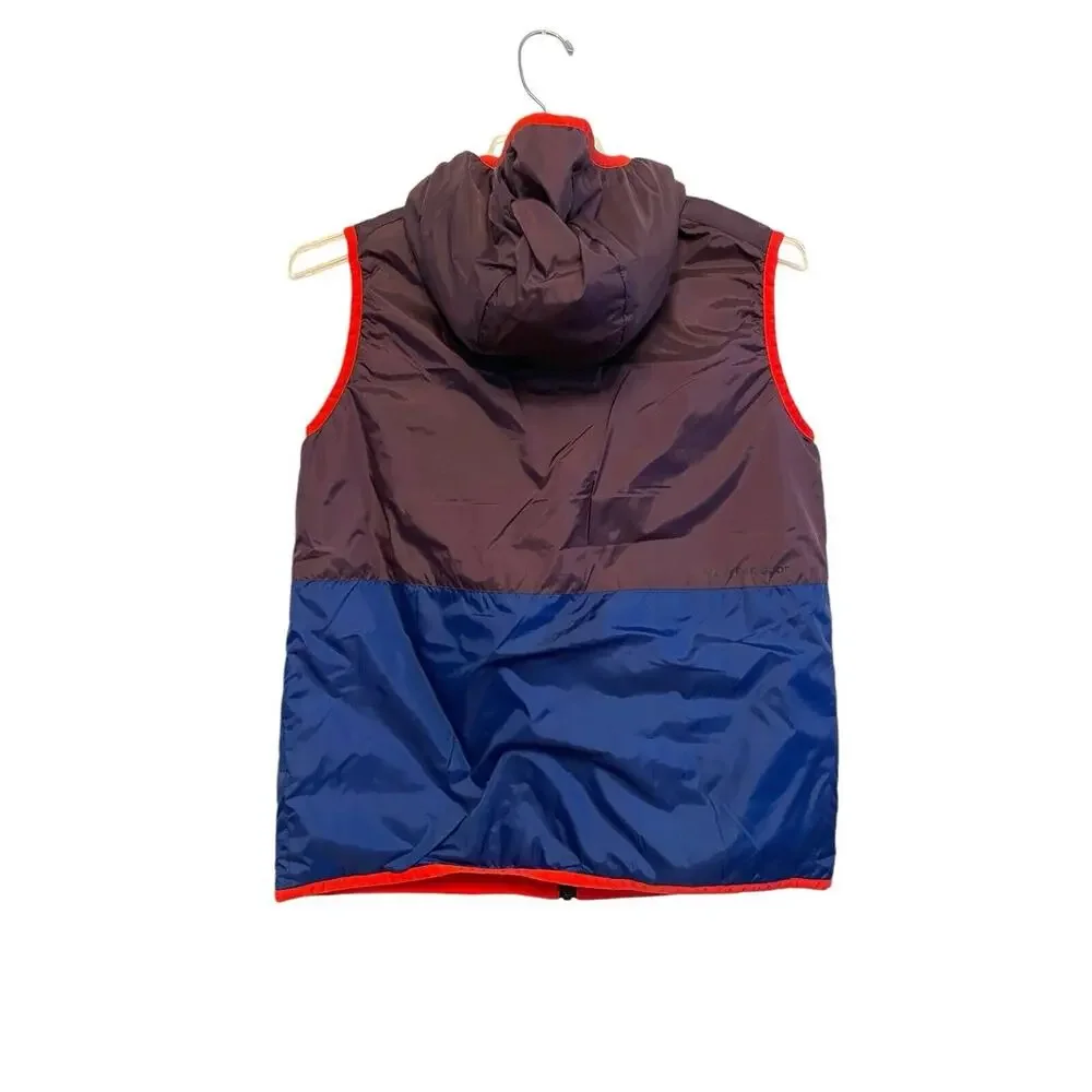 Cotopaxi Teca Calido Hooded Vest Women Size XS Red Hot Sun Reversible Zip‎ NWT